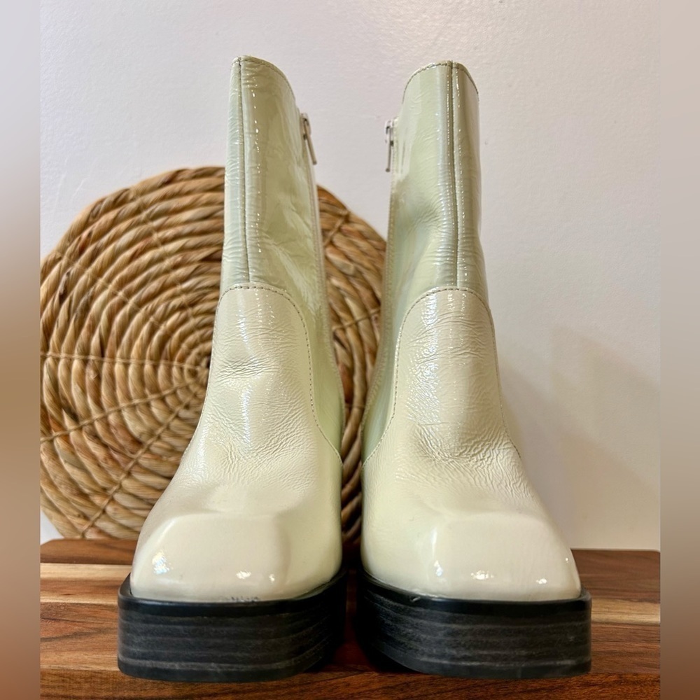 Free People Ruby Shine Platform Boot in White Size 38.5 - Picture 3 of 15